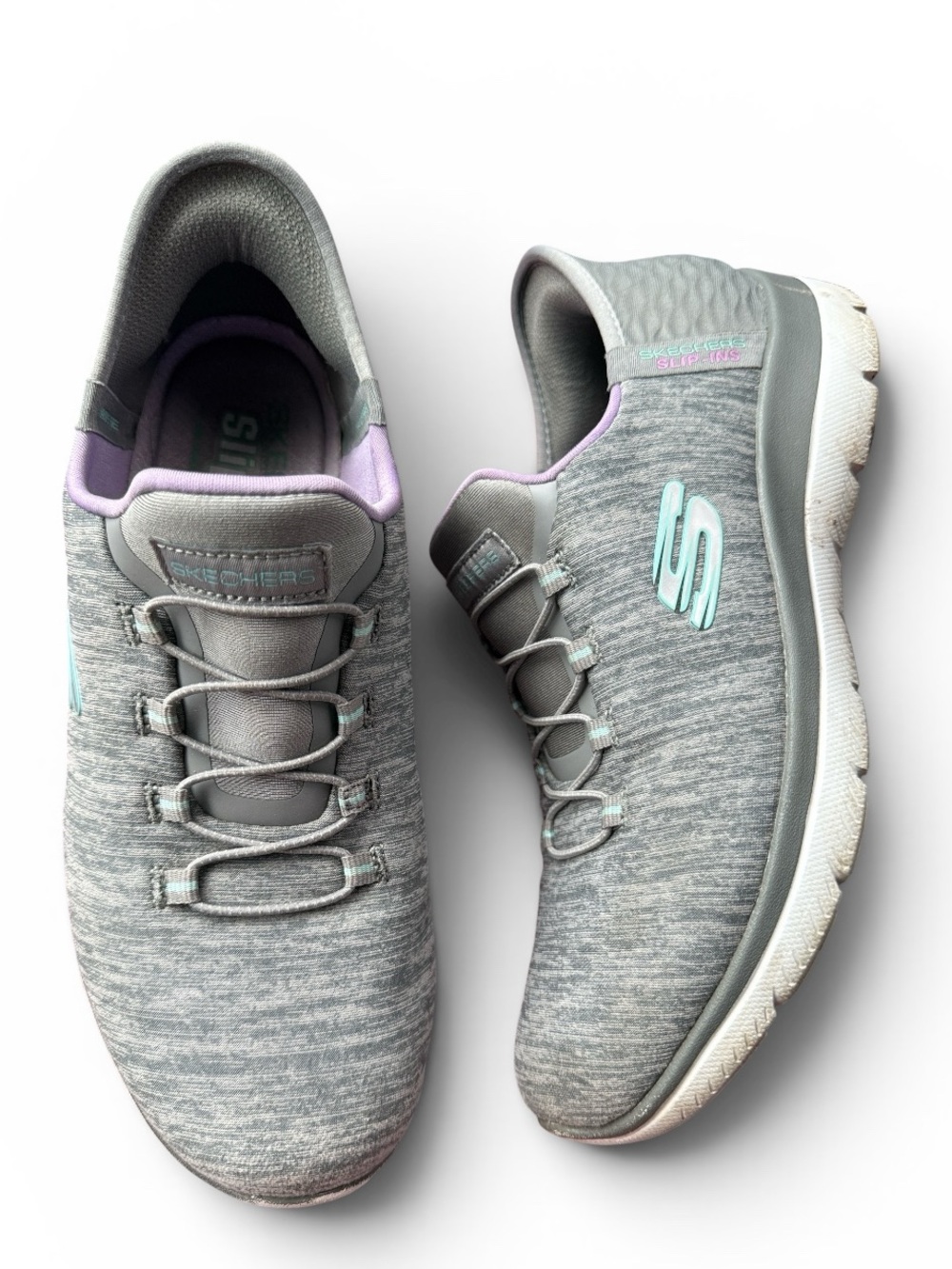 Skechers Slip-ins: Summits - Dazzling Haze Grey Hands Free Women’s size 7.5